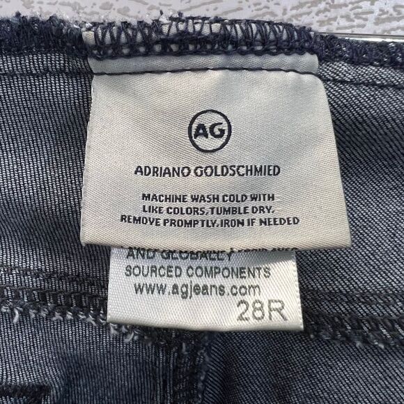 Adriano Goldschmied Dark Wash Skinny Leg Maternity Jeans Size 28 - Picture 9 of 9